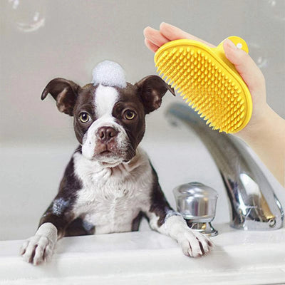 Pet Cleaning Brush Dog & cats Bath Soft Rubber