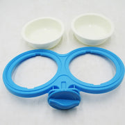 Double Cat & Dog Bowl Pet Feeding